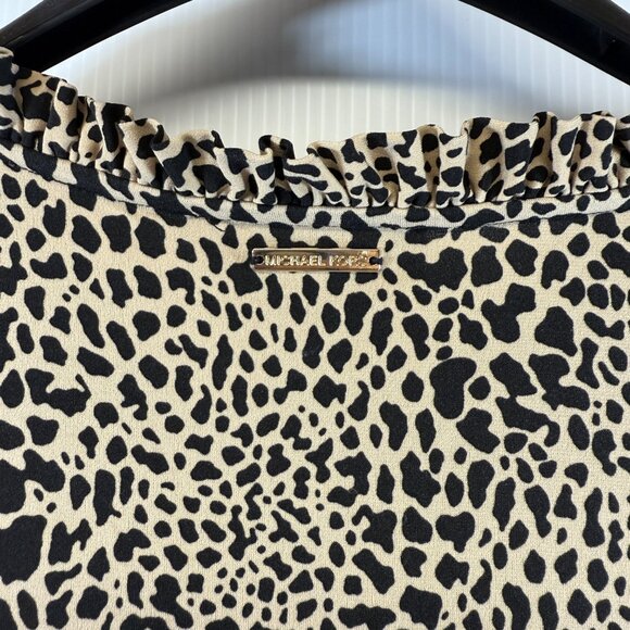 Michael Kors Dress Leopard Print- Plus Size 1X - Picture 3 of 7